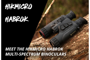 HIKMICRO Habrok- Meet the HIKMICRO Habrok Multi-spectrum binoculars. HIKMICRO Habrok 35mm 384x288 20mk Multi-Spectrum Thermal / Digital Binoculars with 1000m LRF.  HIKMICRO Habrok Pro 35mm 640x512 20mk Multi-Spectrum Thermal / Digital Binoculars with 1000