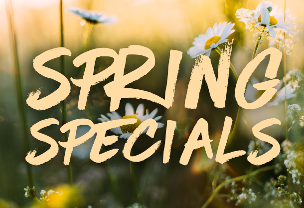 Spring Specials Spring Specials