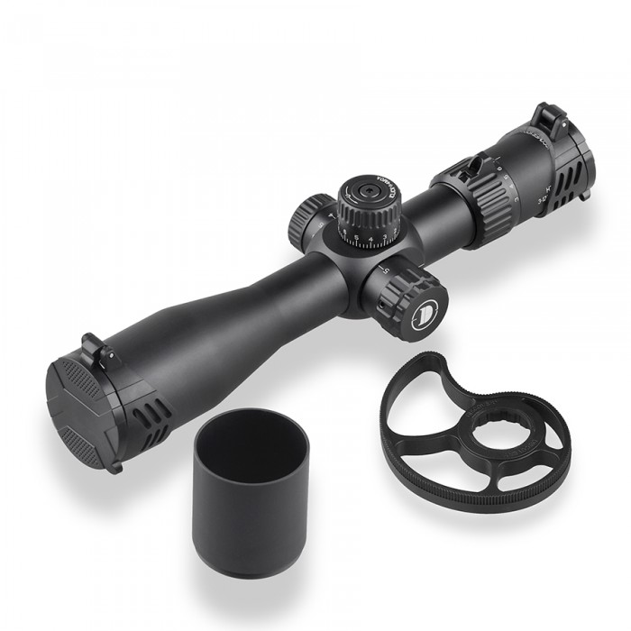 WIN A: Discovery Optics HT 3-12x40 FFP MOA SF ¼ MOA LT Riflescope with Rings