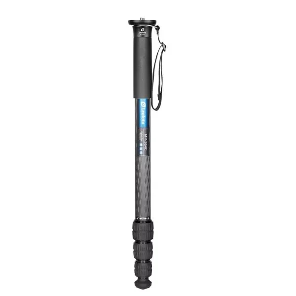 Leofoto MP-364C Carbon Fiber 4 Section Monopod - Max Load 20kg, Max Height 1700mm