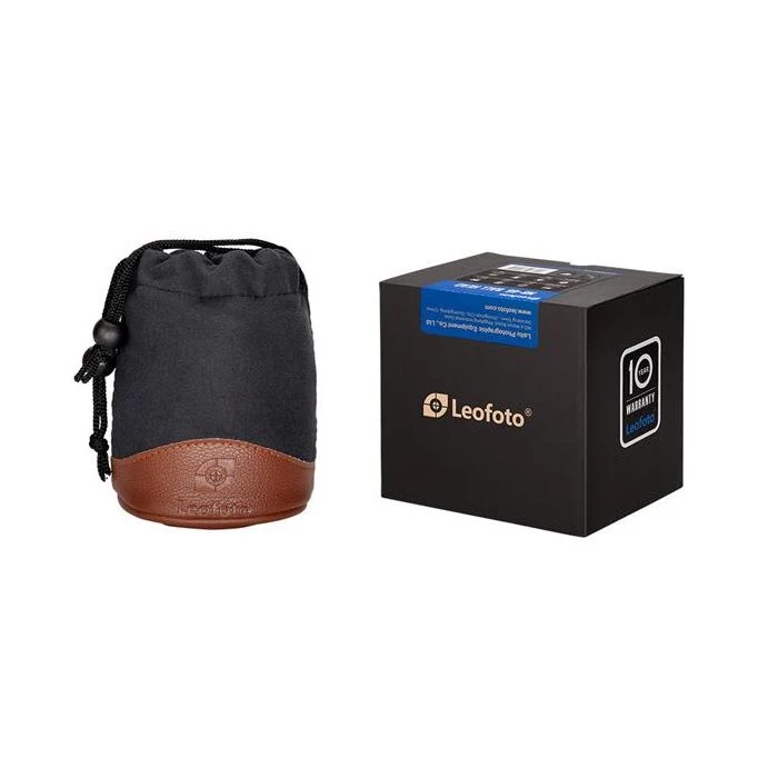 Leofoto LH Series LH-30 30mm Low Profile Ball Head and BPL-50 Arca Swiss Bubble QR Plate - Max Load 15kg