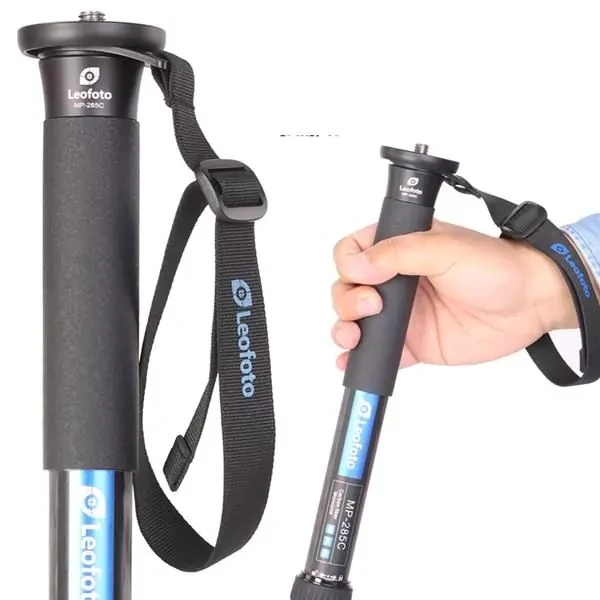 Leofoto MP-285C Carbon Fiber 5 Section Monopod - Max Load 15kg, Max Height 1530mm