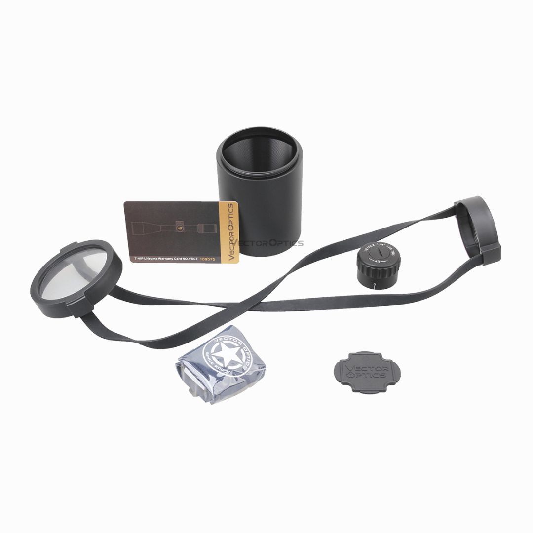 Vector Optics Continental x8 3-24x56 SFP ED IR German #4 Fiber 1/4MOA 30mm Rifle Scope