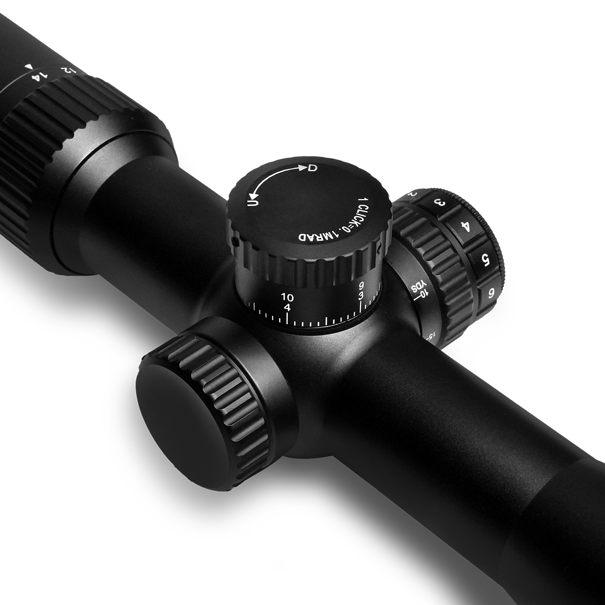 WULF Hurricane Compact 4-14x44 SFP IR W-MIL1 0.1MRAD 30mm Rifle Scope