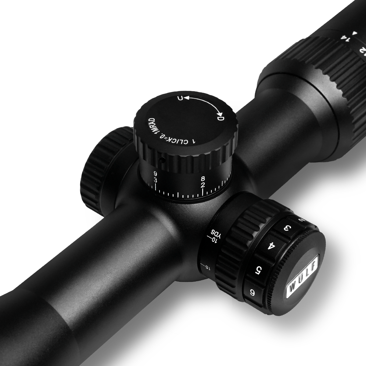 WULF Hurricane Compact 4-14x44 SFP IR W-MIL1 0.1MRAD 30mm Rifle Scope