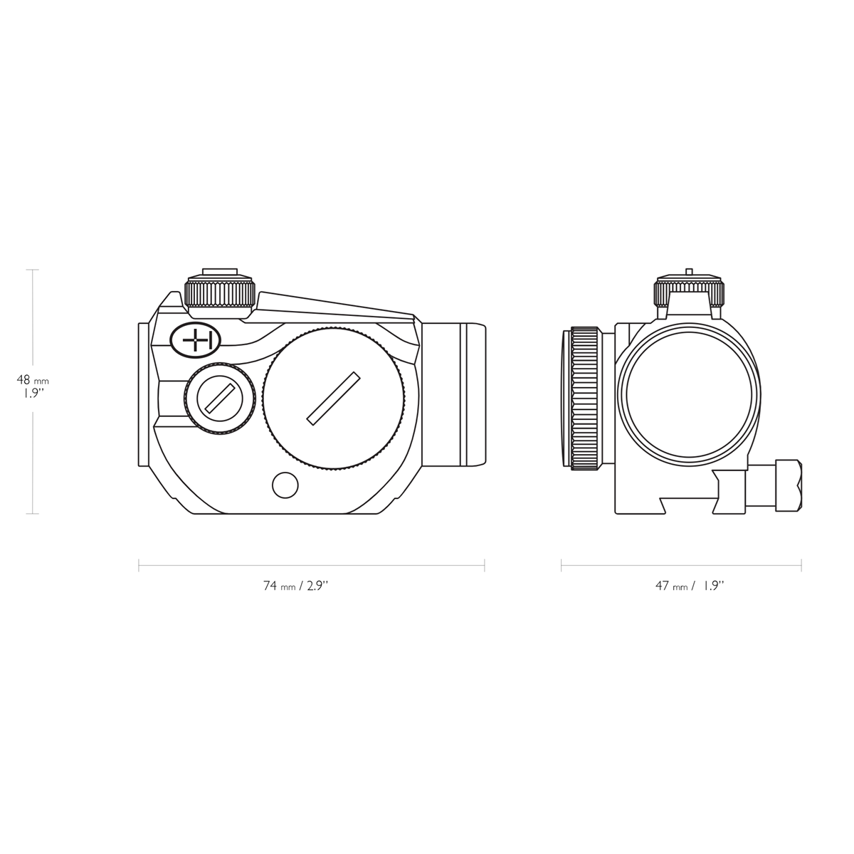 Hawke Vantage 1x20 9-11mm Red Dot