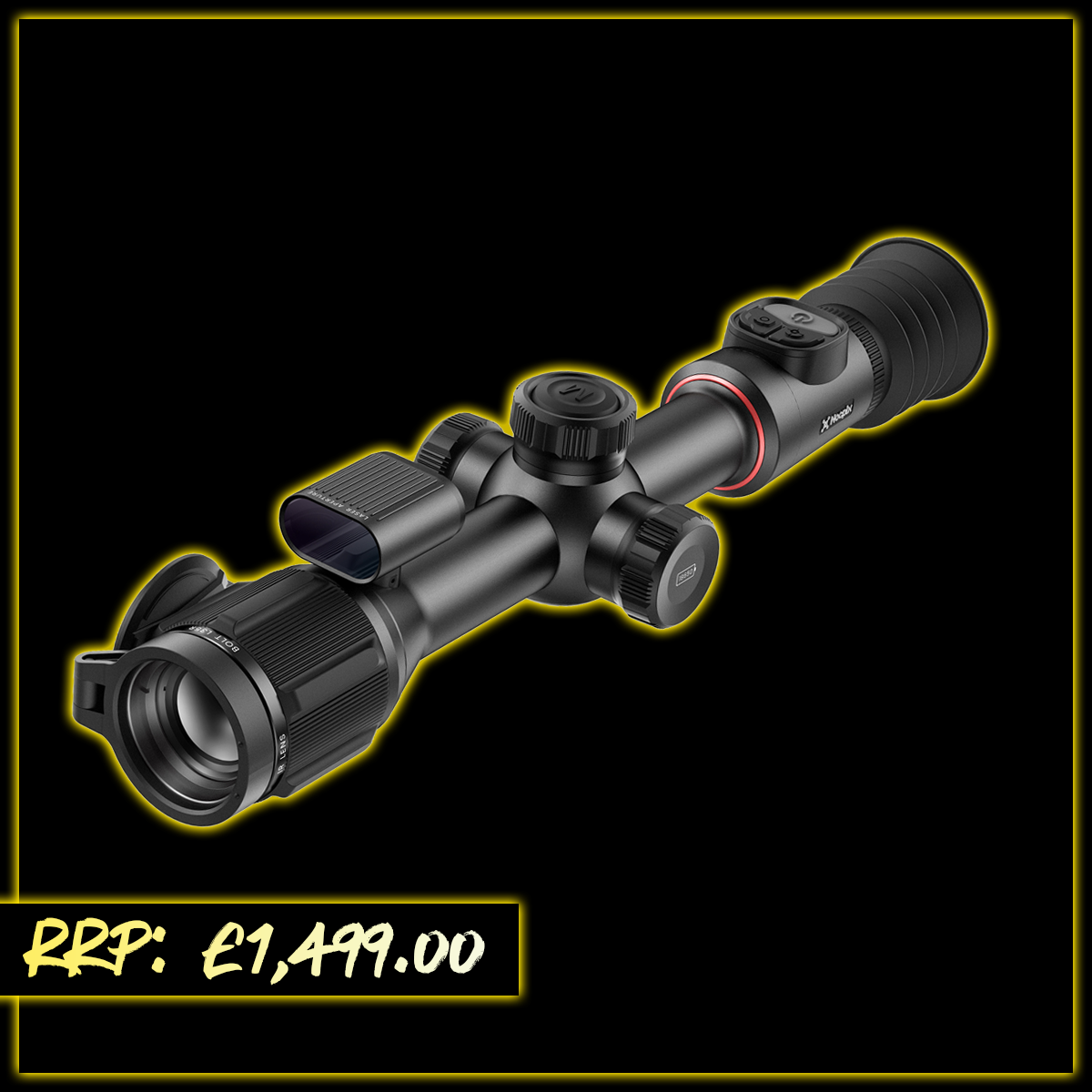 WIN A: NocPix Bolt L35R Thermal Imaging LRF Rifle Scope with Ballistics Calculator - 35mm, 384x288, ≤20mK, 12μm