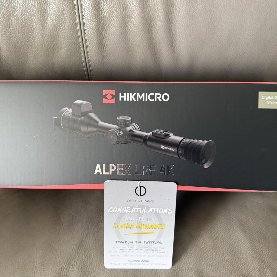 WIN A: HIKMICRO Alpex 4K A50EL LRF Digital Day & Night Rifle Scope w/ Ballistics Calculator - 50mm UHD Sensor 3840x2160px