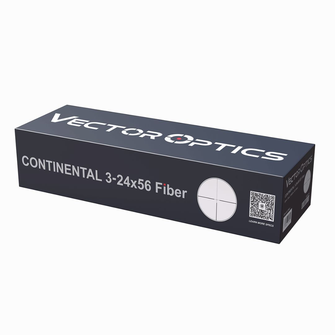Vector Optics Continental x8 3-24x56 SFP ED IR German #4 Fiber 1/4MOA 30mm Rifle Scope