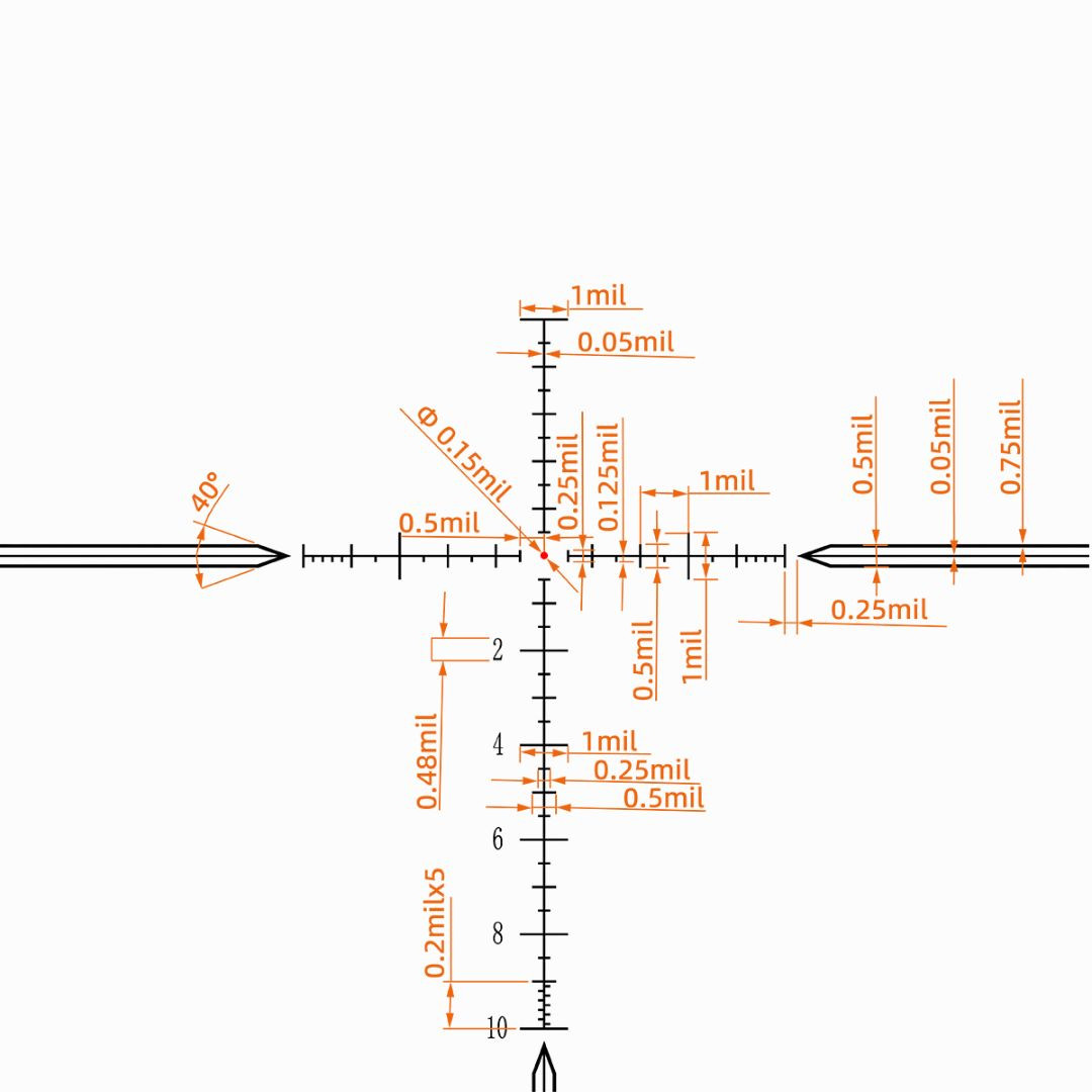 Vector Optics Taurus 4-24x50 FFP IR MPX1 1/10MIL 30mm Rifle Scope