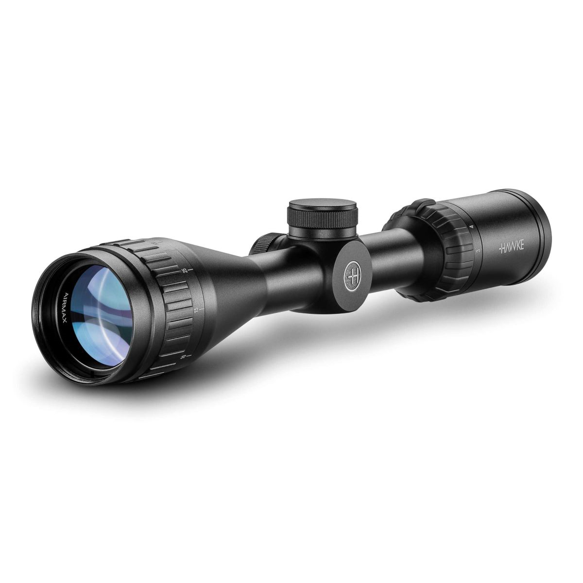 Sniper 3-12x33MAOL Compact Rifle Scope - Long Eye Relief, Mil-Dot Reticle, RGB