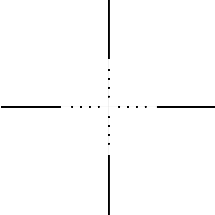 Hawke Vantage 2-7x32 AO Mil Dot Rifle Scope