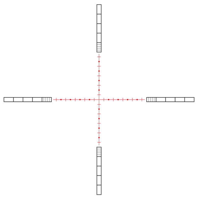 Hawke Vantage 30 WA FFP 6-24x50 IR SF 1/2 Mil Dot Reticle IR Rifle Scope