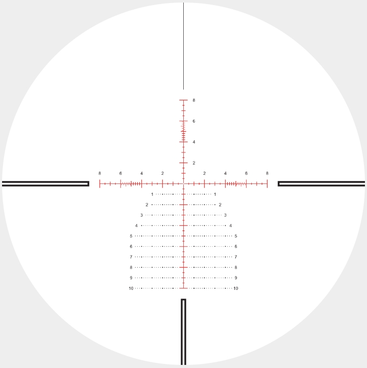 Hawke Vantage HD 34 3-15x44 FFP IR Mil Pro II (15x) 0.1MRAD 34mm Rifle Scope