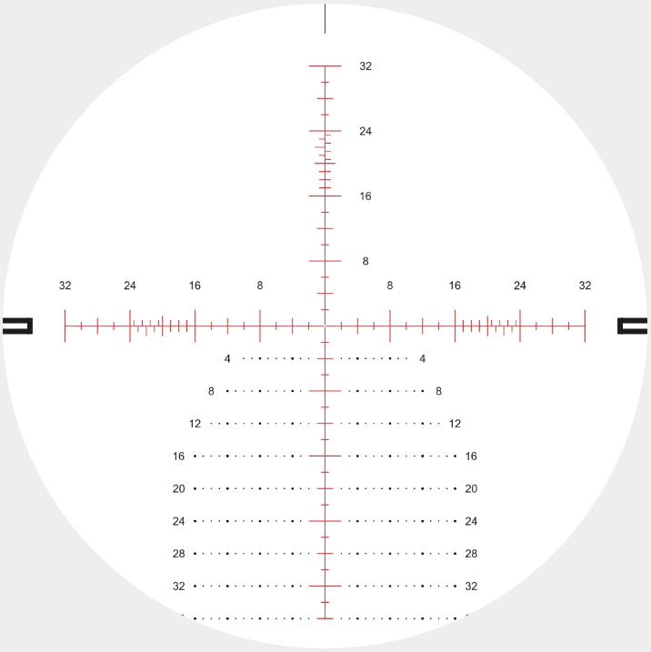 Hawke Vantage HD 34 3-15x44 FFP IR MOA Pro II (25x) 1/4MOA 34mm Rifle Scope