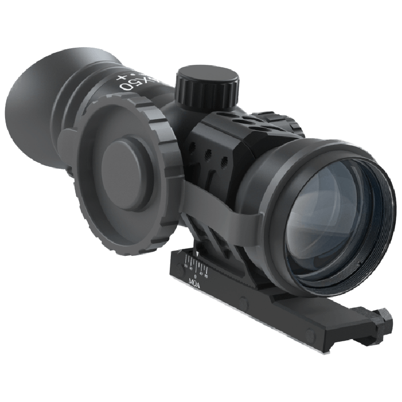 WIN A: Immersive Optics 14x50 Prismatic Scope MilDot Extended with MOA Adjustable Mounts