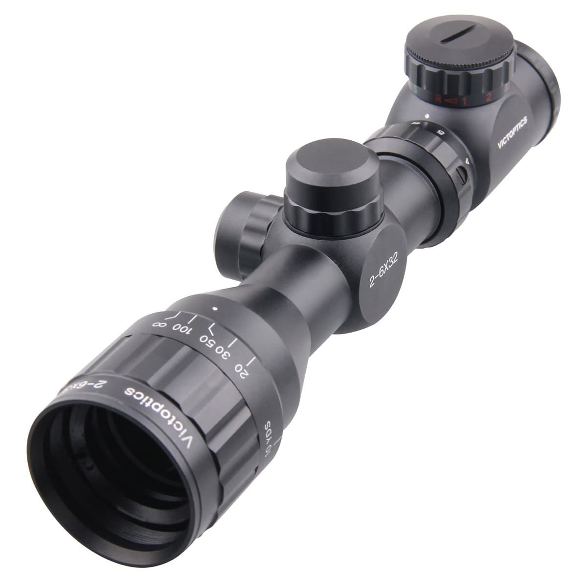 WIN A: Vector Victoptics 2-6x32 AOE SFP Compact Illuminated Rangefinder Reticle 1" Rifle Scope + Weaver Mounts