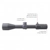 Vector Optics Marksman 6-24x50 FFP Non IR VPA-MF 1/10 Mil Rifle Scope 