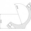 Spuhr HB40-23D 34mm Interface Blaser Saddle Scope Rings - 2x Interface