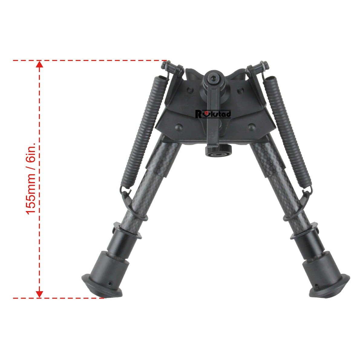 WIN A: Rokstad 6-9 inch Swivel Bipod for Q/D Swivel with Lever Lock and  Carbon Fibre Legs