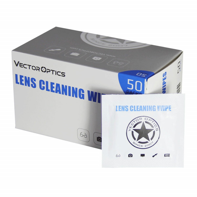 Vector Optics Pre-Moistened Optics Lens Alcohol-Free Cleaning Wipes