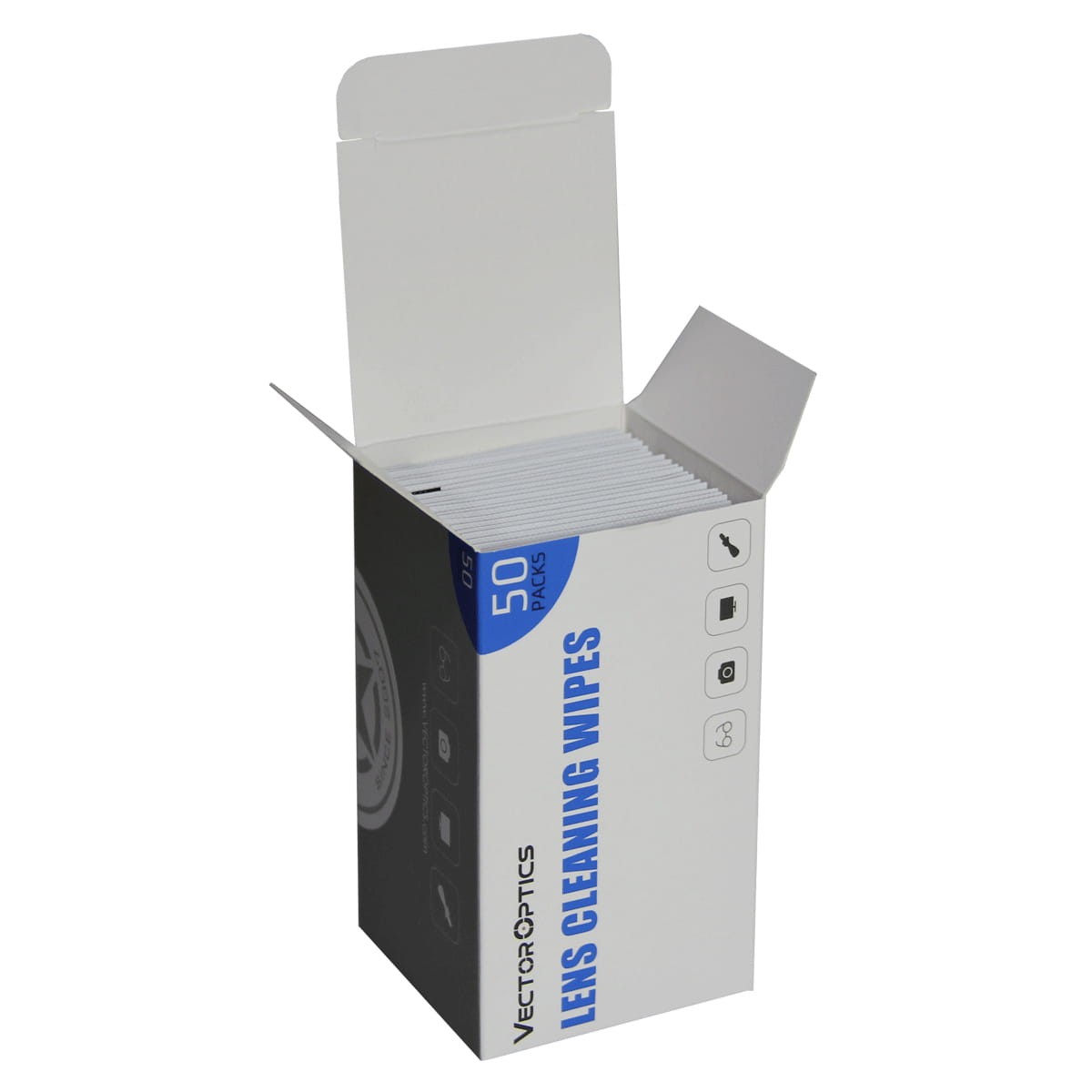 Vector Optics Pre-Moistened Optics Lens Alcohol-Free Cleaning Wipes