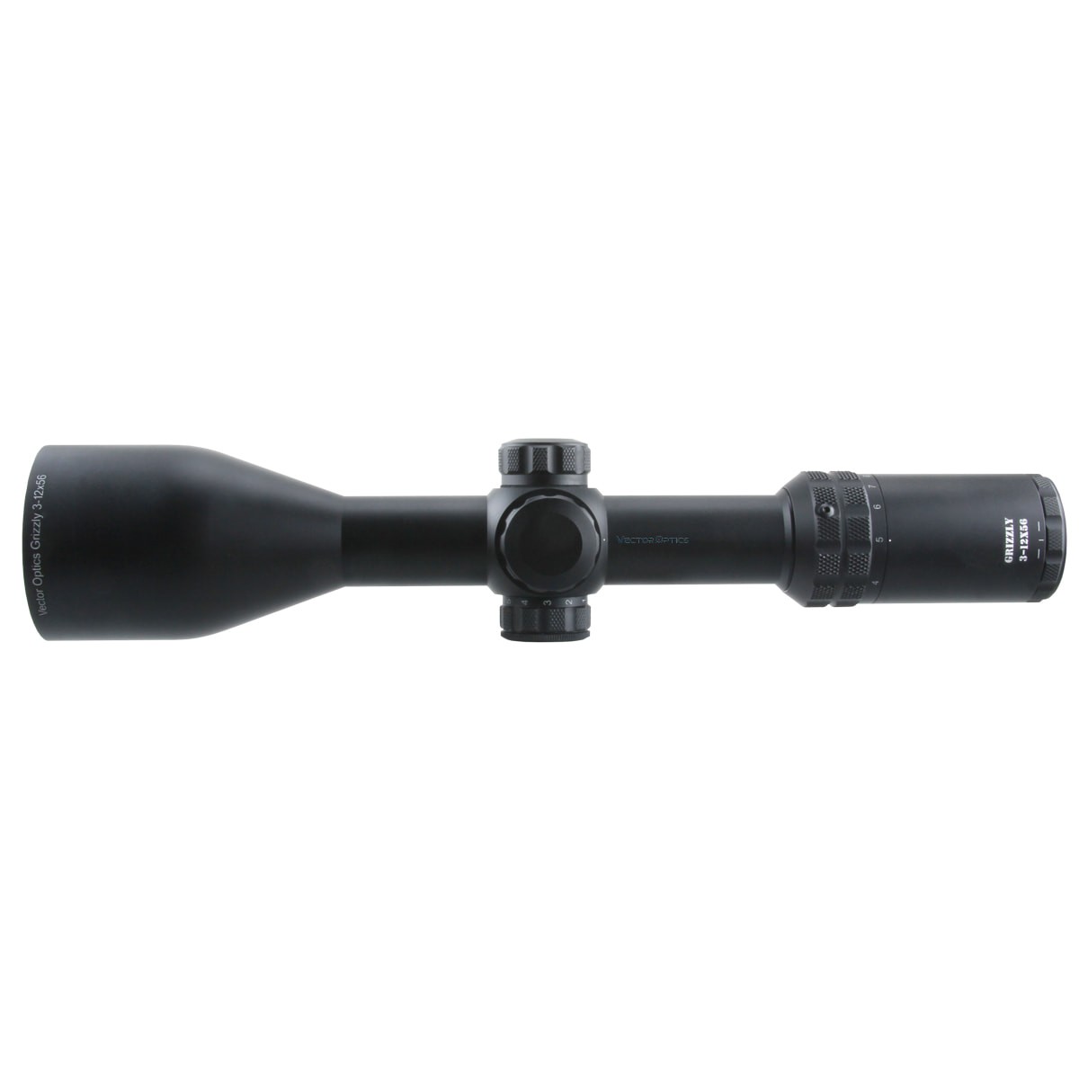 Vector Optics Grizzly 3-12x56 SFP Illuminated German #4 1/4 MOA Rifle Scope