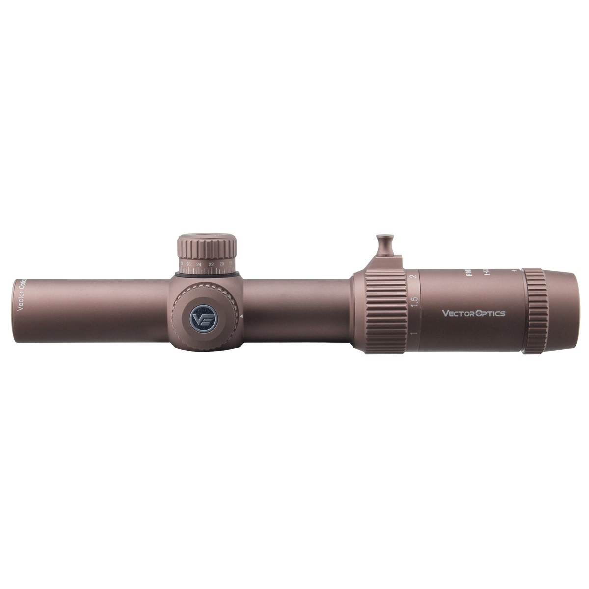 WIN A: Vector Optics Forester 1-5x24 SFP Gen II Illuminated VFD-2 1/2 MOA FDE 30mm Rifle Scope