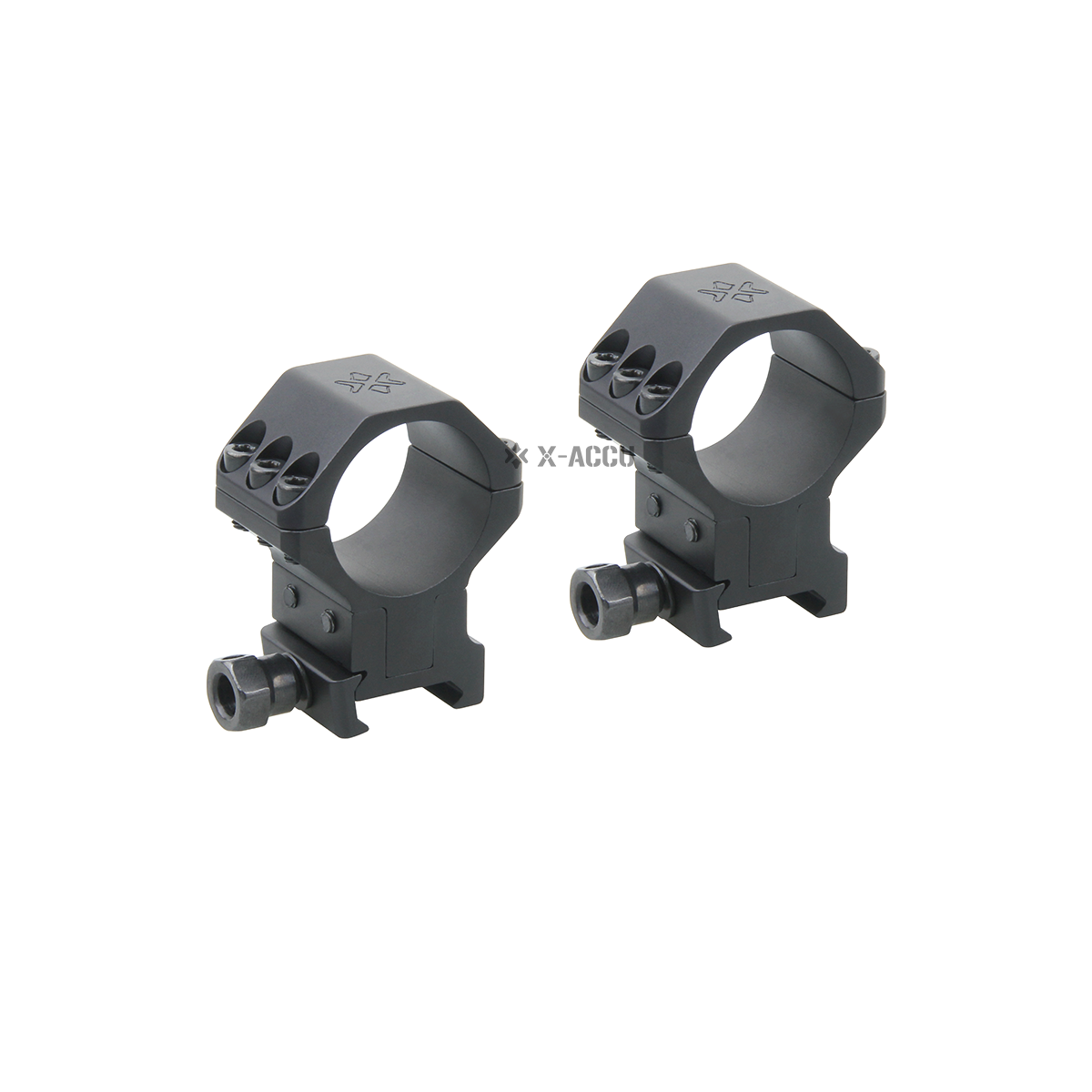 Vector Optics X-ACCU 30mm Adjustable Elevation Picatinny Rings 