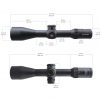 Vector Optics Continental 4-24x56 34mm FFP Illuminated Ranging VEC-MBR 0.1 MRAD Rifle Scope