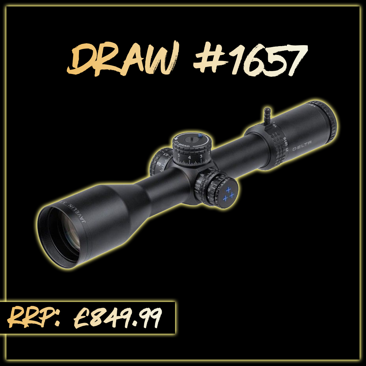 WIN A: Delta Optics Javelin 3.5-21x50 FFP IR MKR-2 0.1MRAD 34mm Rifle Scope
