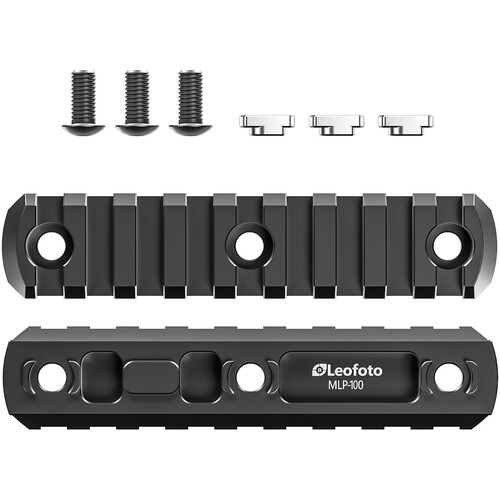 Leofoto MLP-100 9-Slot M-lok aluminum rail