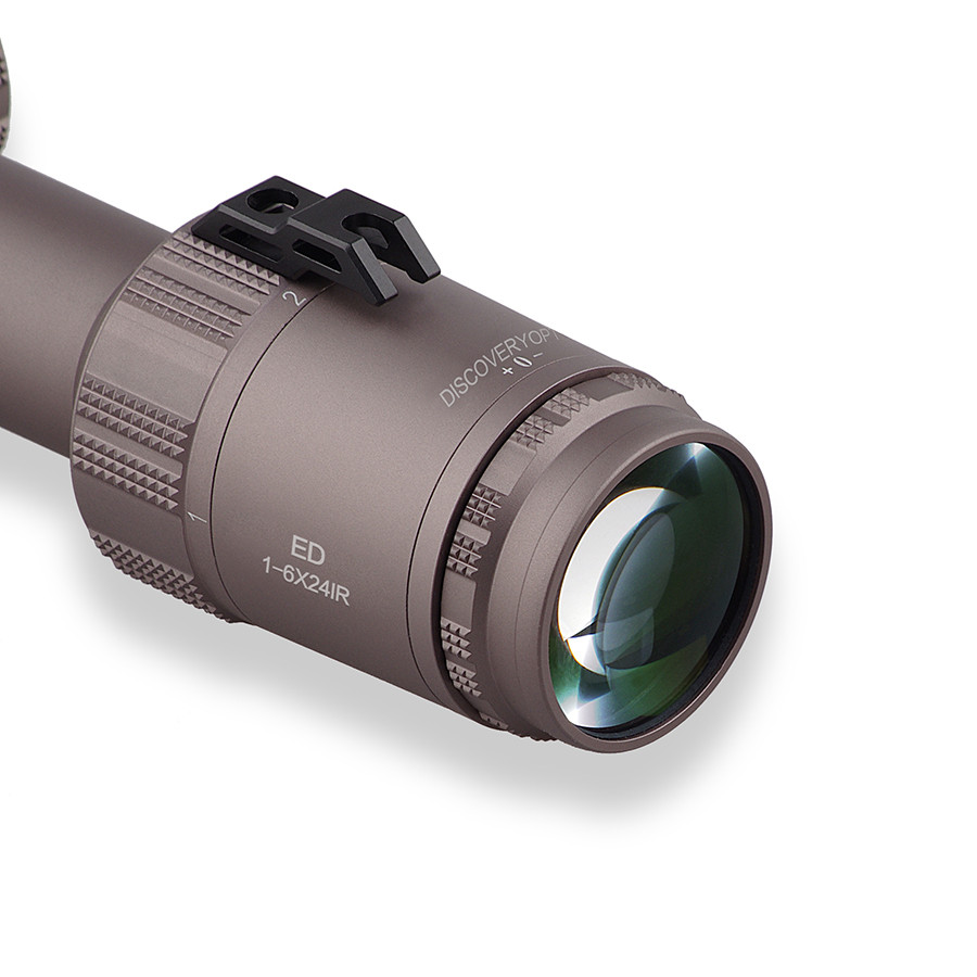Discovery Optics ED 16x24 IR FFP 1/4 MOA Rifle Scope with 30mm