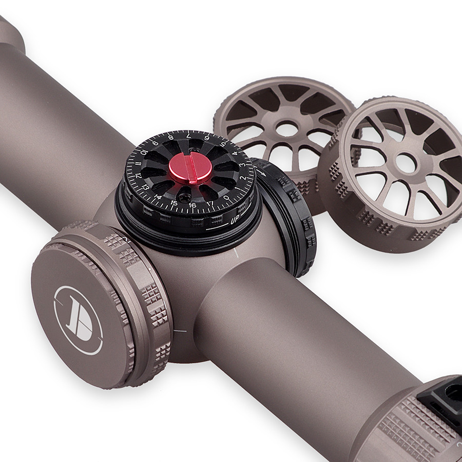 Discovery Optics ED 16x24 IR FFP 1/4 MOA Rifle Scope with 30mm