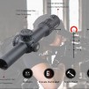 Vector Optics Continental 1-6x28 FFP Illuminated 34mm Tactical VCT-BNW 0.1 MRAD Rifle Scope