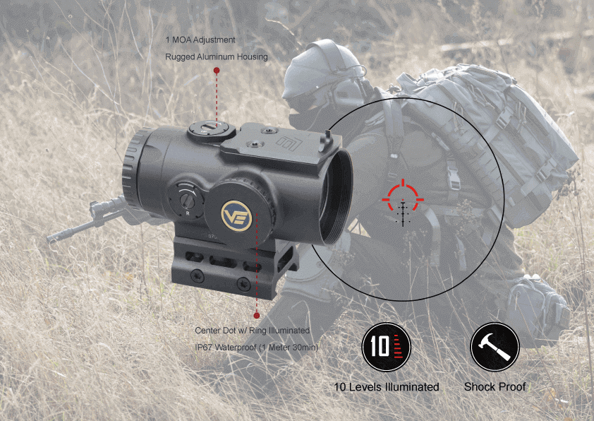 Vector Optics Paragon 4x24 Micro Prismatic Scope