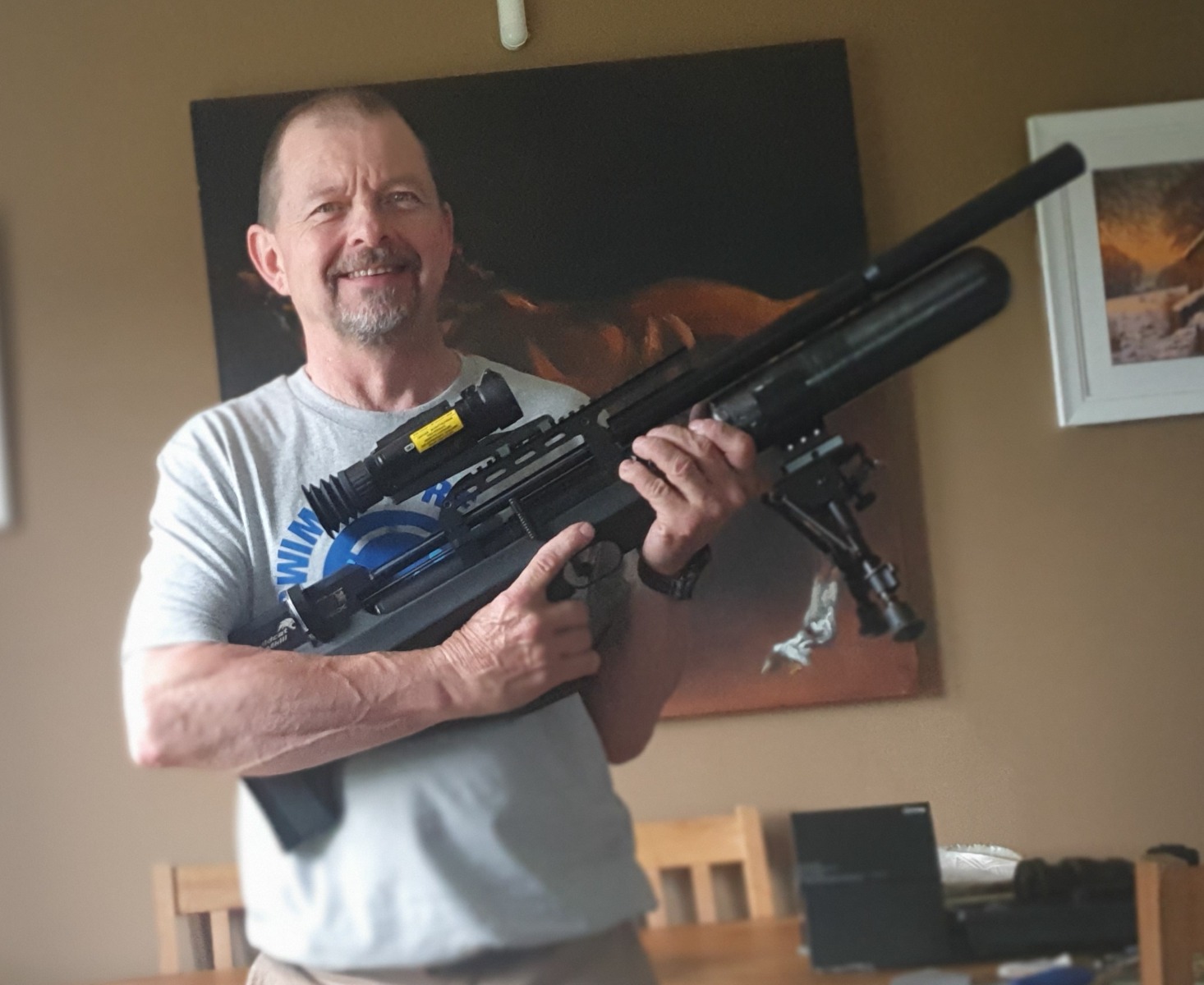 WIN A: Sytong HT-60 Ballistic LRF 3-8x Digital Night Vision Rifle Scope (with Ballistic Laser Rangefinder) #219