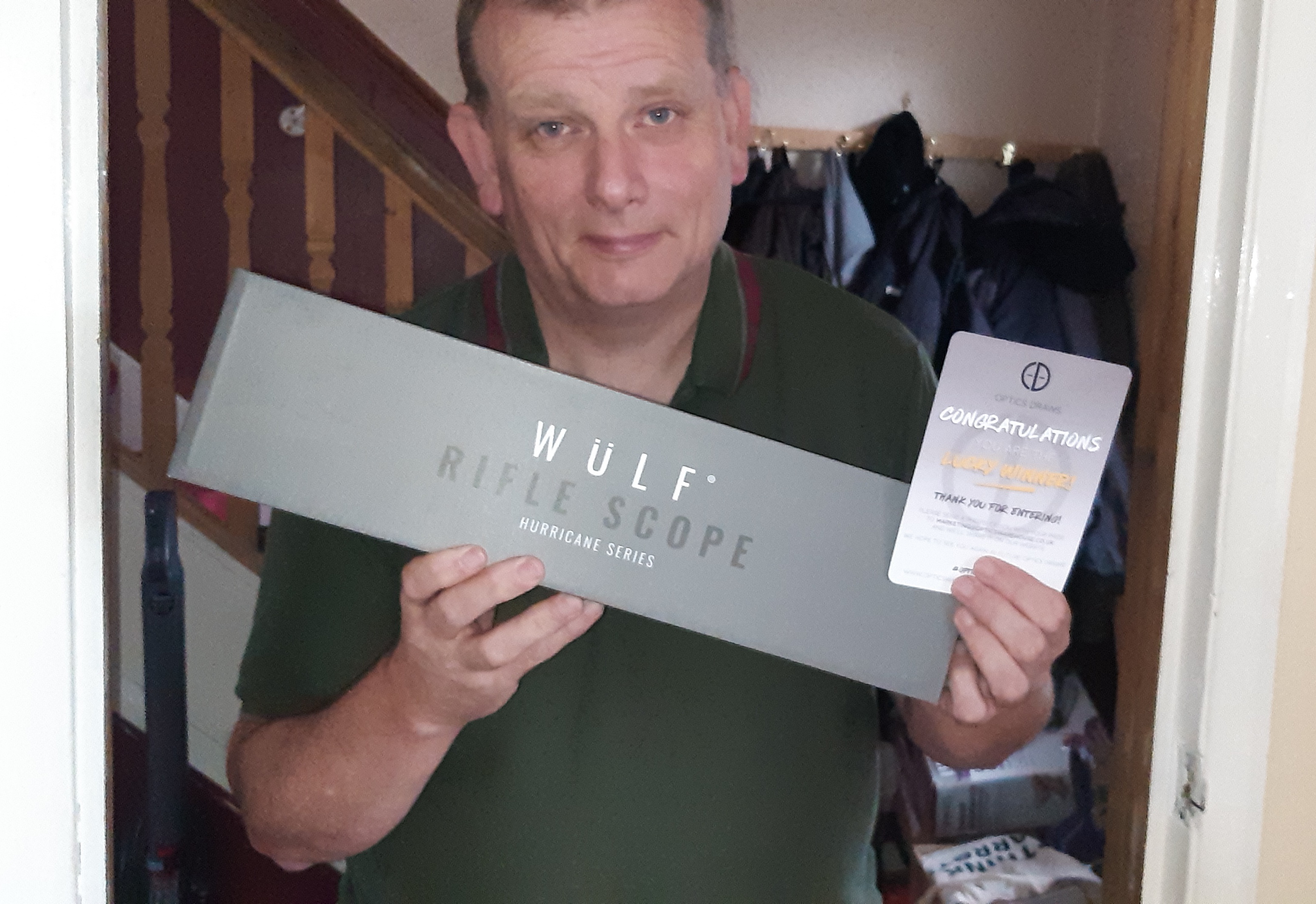 WIN A: WULF Hurricane 6.5-25x50 SFP Illuminated Half Mildot 0.1MRAD Side Focus Locking Turrets Rifle Scope