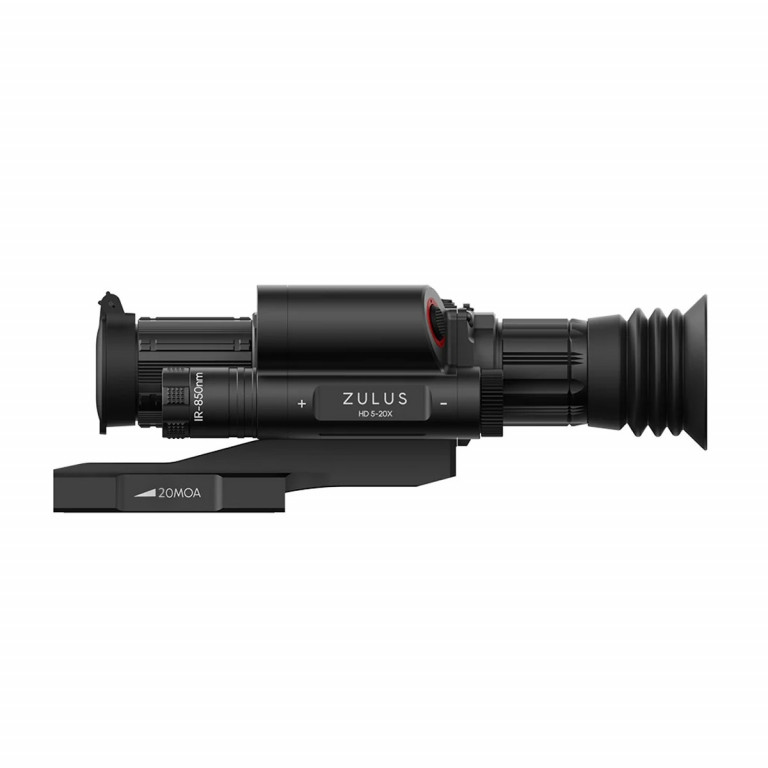 WIN A: DNT Optics ZULUS HD 5-20X Digital Night Vision Scope With LRF And Ballistic Calculator (PM20L 20MOA Picatinny Rail Included)