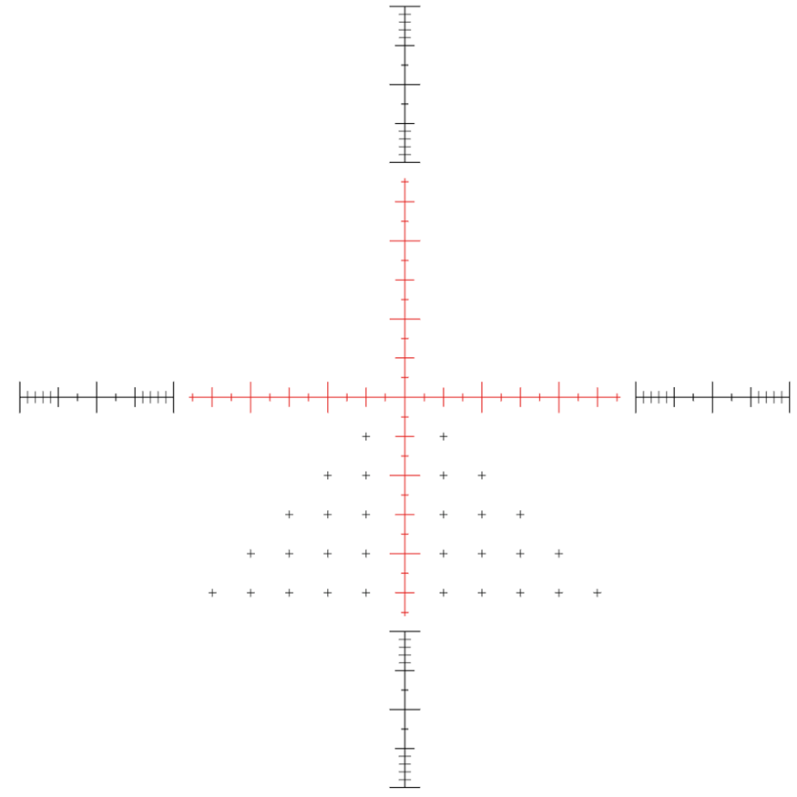 Hawke Sidewinder 30 SF 6.5-20x44 20x Half Mil IR Rifle Scope 