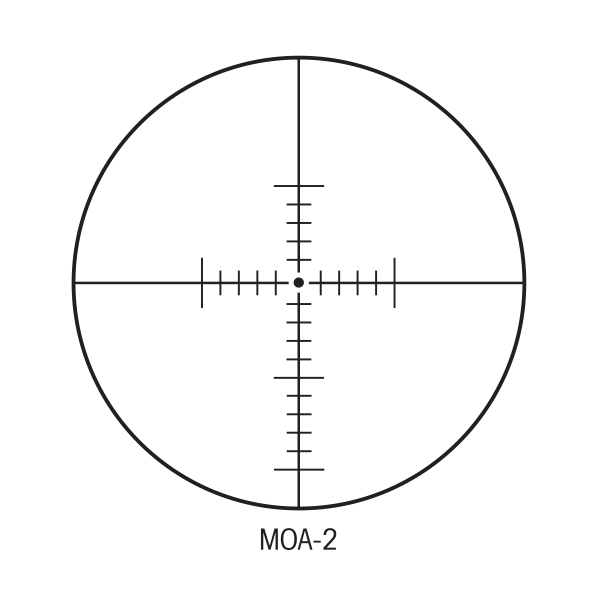 Sightron S-Tac 4-20x50 SFP MOA SF Non IR Rifle Scope Reticle