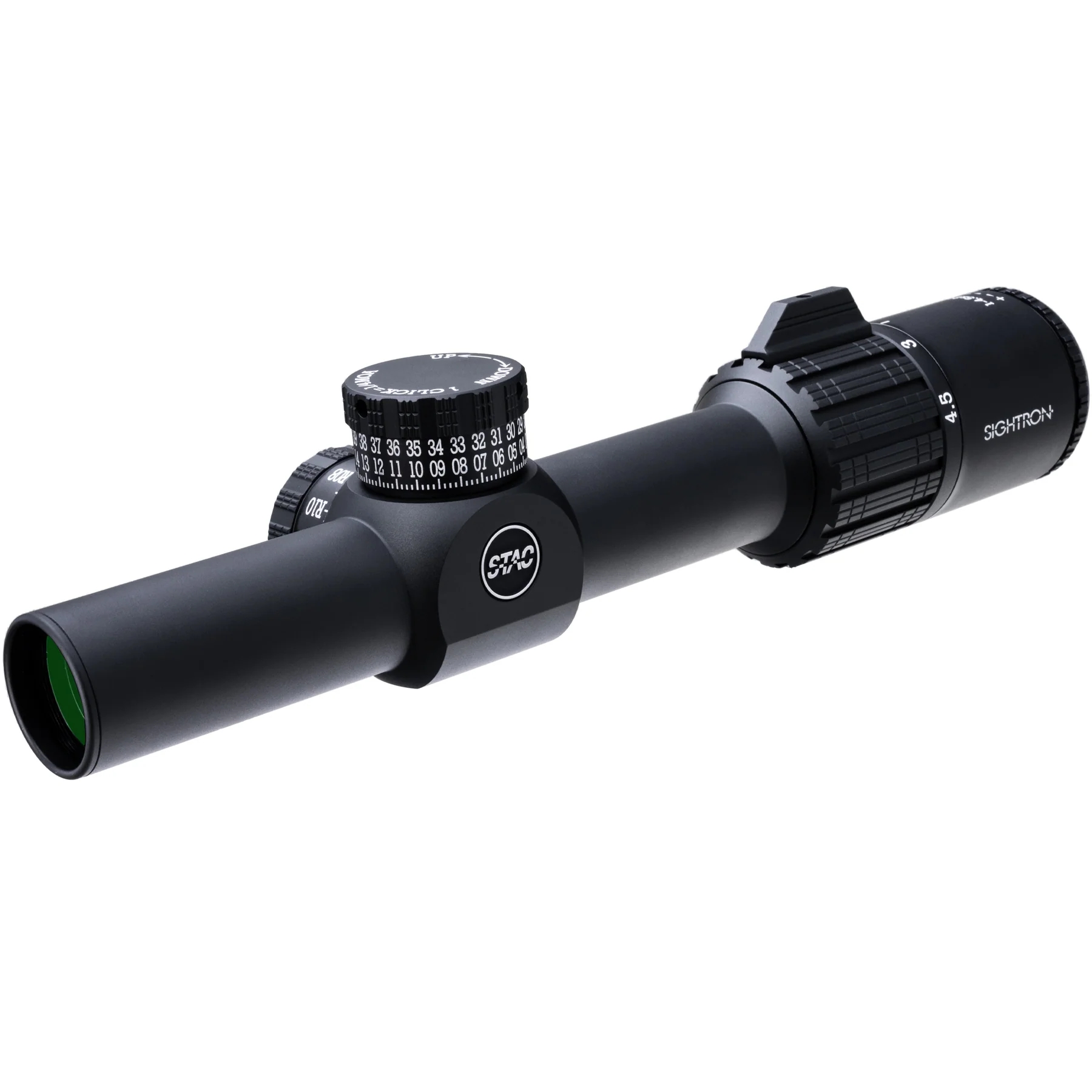 Sightron S-TAC 1-4x5x24 SFP SR1 1/4MOA 30mm Tactical Rifle Scope