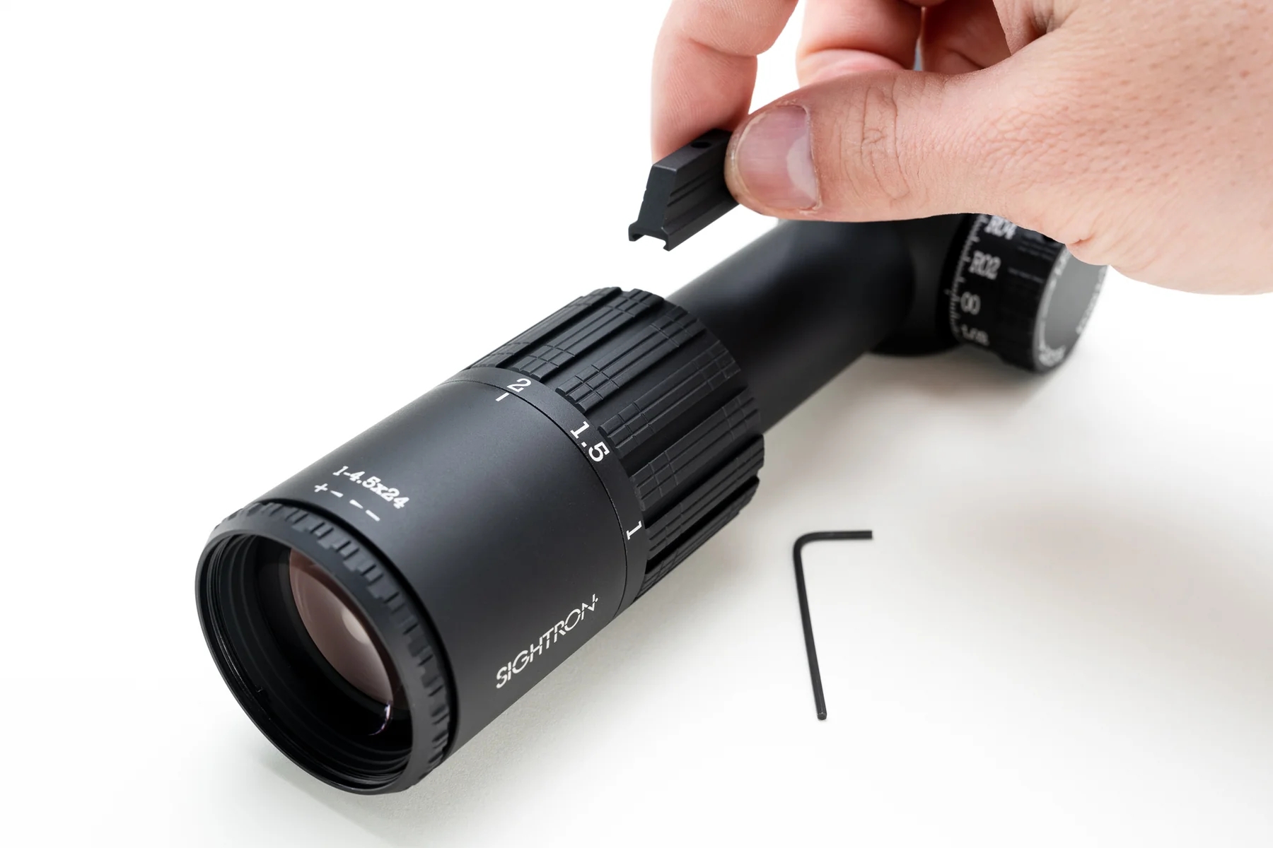 Sightron S-TAC 1-4x5x24 SFP SR1 1/4MOA 30mm Tactical Rifle Scope