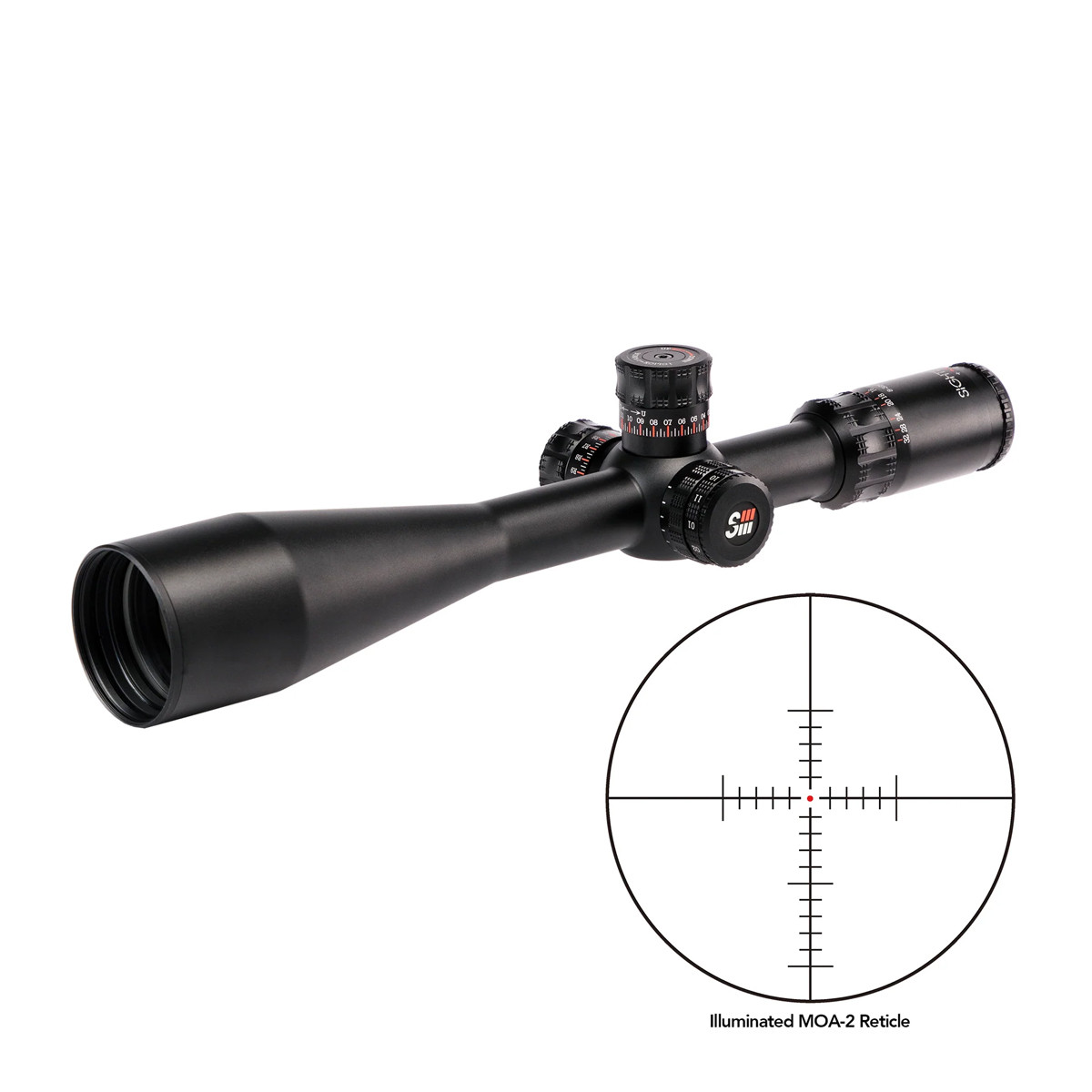 Sightron SIII 8-32x56 Precision Long Range IR Zero Stop MH-5 30mm Rifle Scope