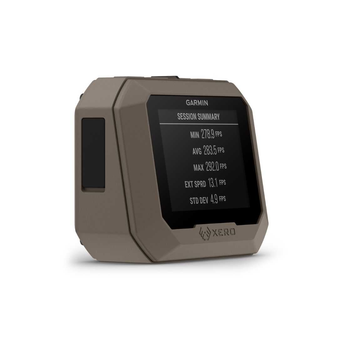 WIN A BUNDLE: Garmin Xero C1 Pro Chronograph + Garmin Instinct 3 Tactical Edition 50mm Smart Watch with Solar Charging and GPS