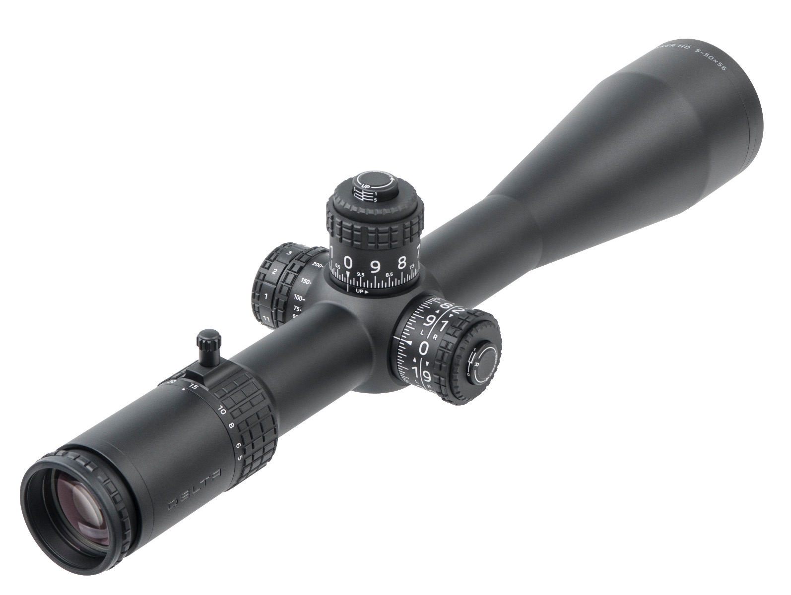 WIN A: Delta STRYKER Target Ultra ED 5-50x56 HD SFP Illuminated DLS-3 1/8 MOA Zero Stop Locking Turret Rifle Scope