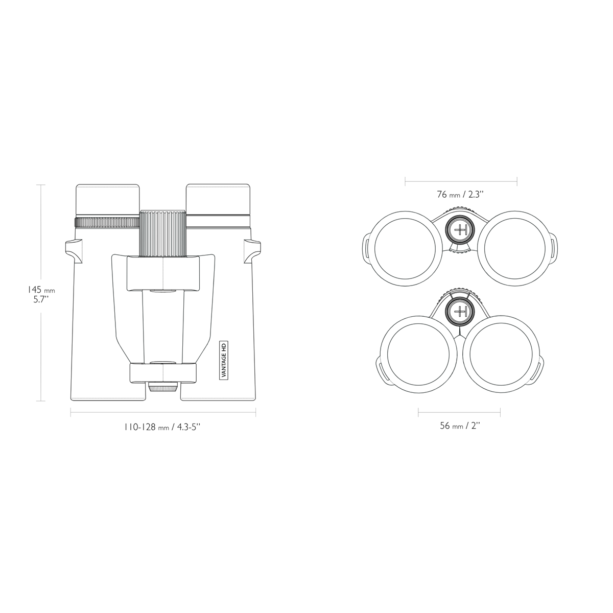 Hawke Vantage HD 8x42 Full-Size Binoculars
