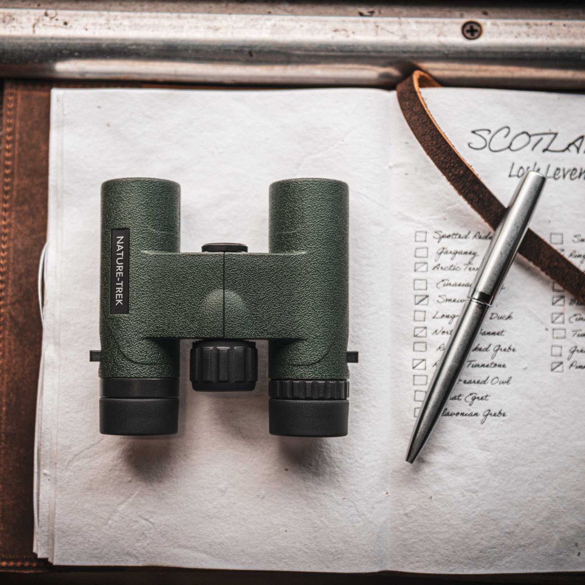  Hawke Nature Trek Compact 10x25 Binocular (Green)