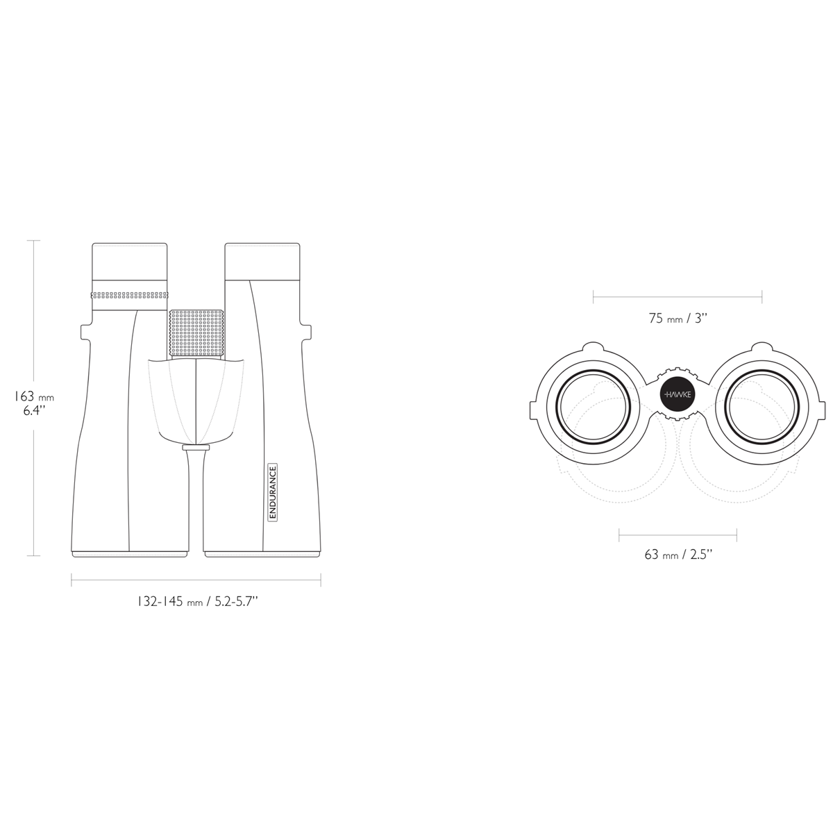 Hawke Endurance 8x56 Binocular - Green
