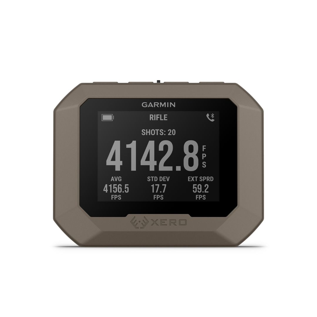 WIN A BUNDLE: Garmin Xero C1 Pro Chronograph + Garmin Instinct 3 Tactical Edition 50mm Smart Watch with Solar Charging and GPS